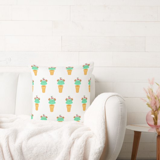 Coussin cône de crème glacée (Canapé)