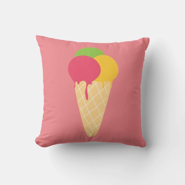 Coussin Cone de glace (Recto)