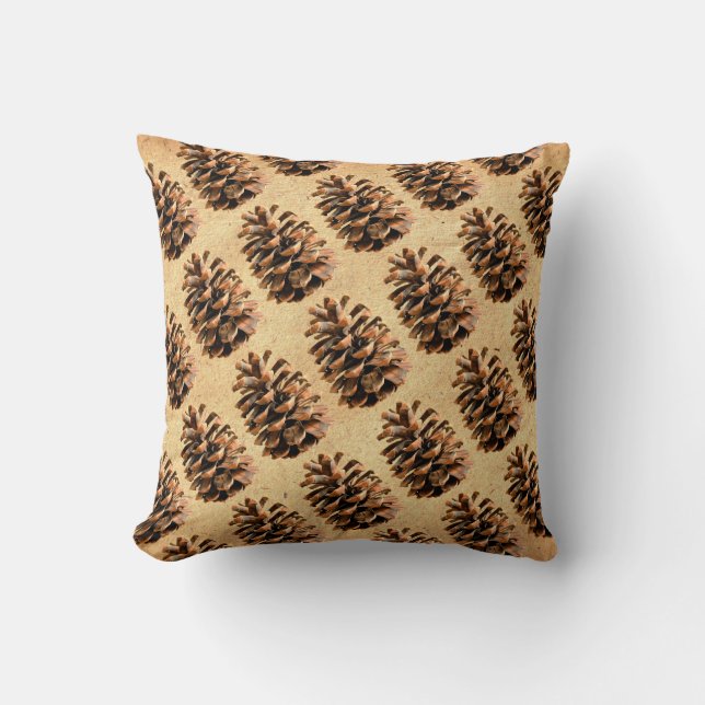 Coussin Cône de pin (Recto)