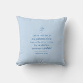 Coussin Confession de l'espérance chrétienne (Recto)
