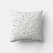 Coussin Confetti d'argent pour le 25e anniversaire du Mari (Verso)