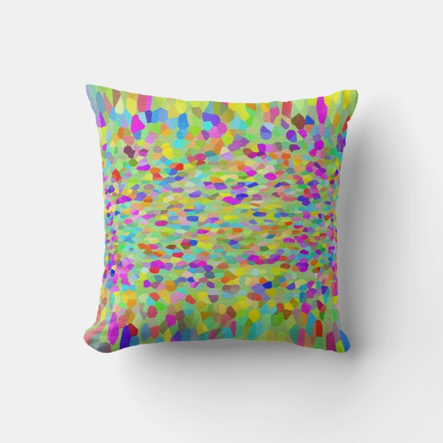 Coussin Confetti Garden Fringe (Recto)