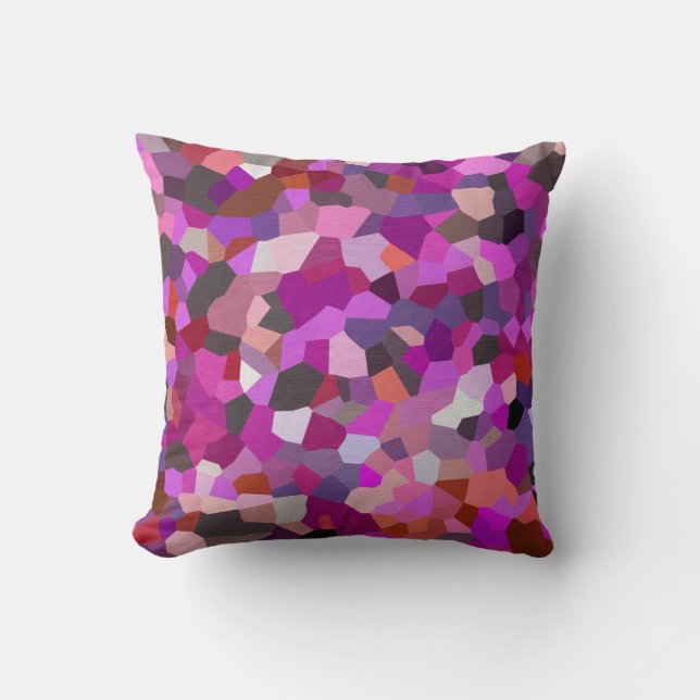 Coussin Confetti Magenta Mind (Recto)