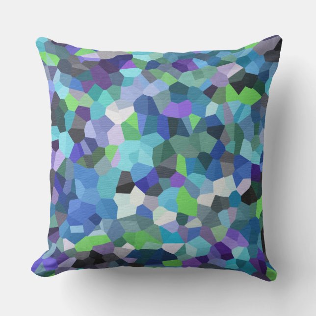 Coussin Confetti Violet Blues (Recto)