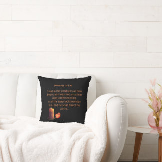 Coussin Confiez-vous au Seigneur de tout votre cœur