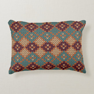 Coussin confortable d'accent de Boho de Câble-knit