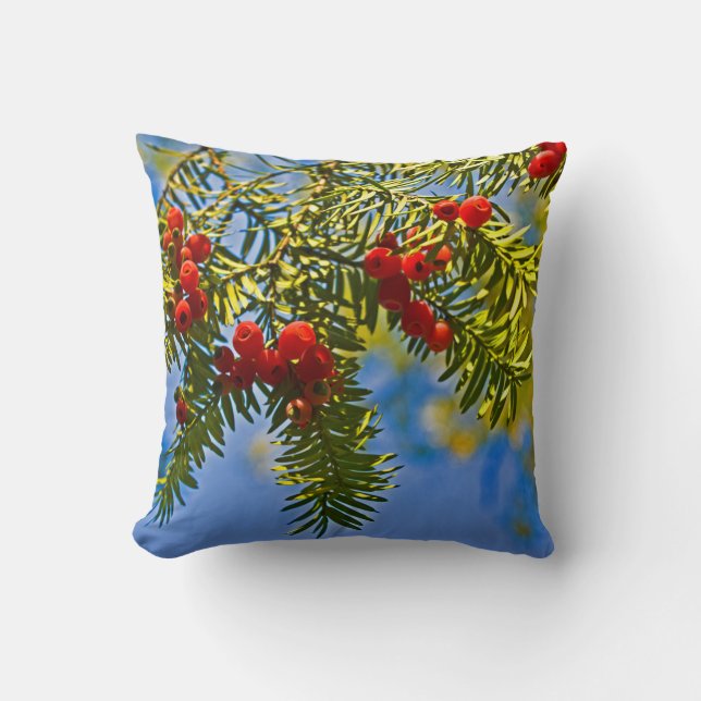 Coussin Conifère de fête (Recto)