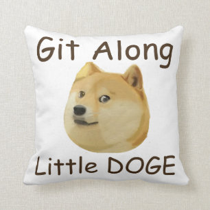 Coussin Connard le long de petit DOGE