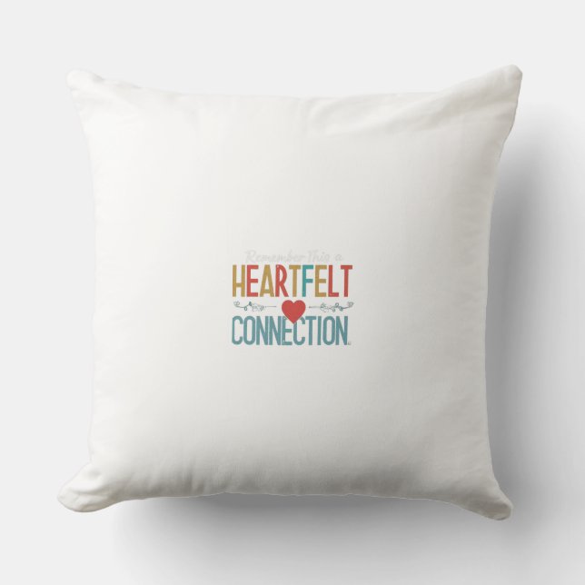 Coussin Connexion coeur (Recto)