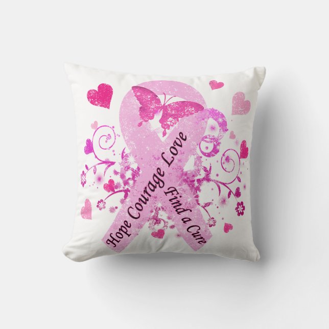 Coussin Conscience de cancer du sein (Recto)