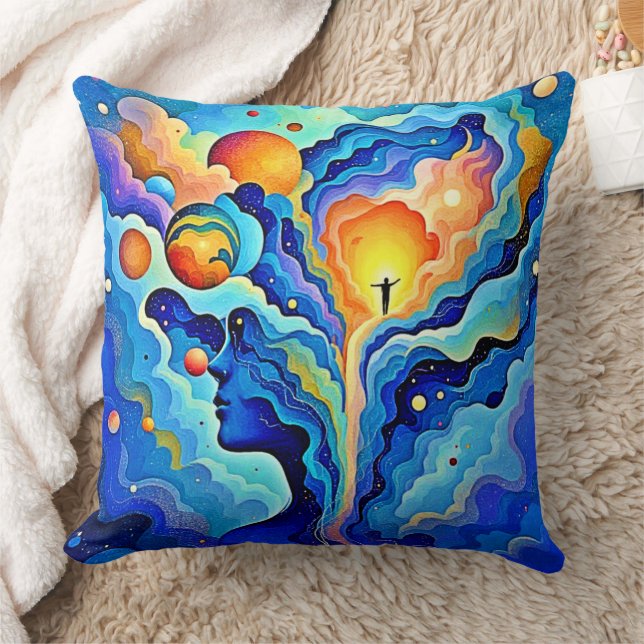 Coussin Conscience spirituelle Art (Couverture)