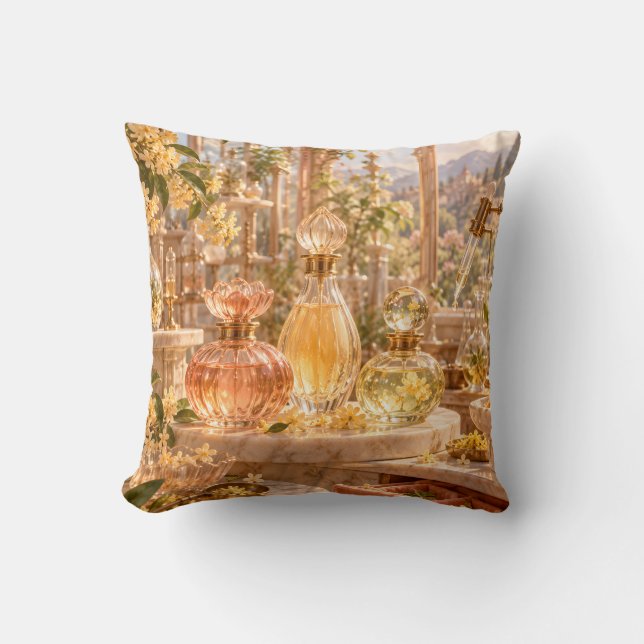 Coussin Conservatoire de parfum d'Osmanthus doré (Recto)