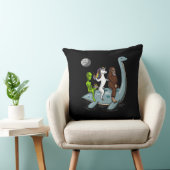 Coussin Conspiration Bigfoot Loch Ness Monster Water Ski (Chaise)