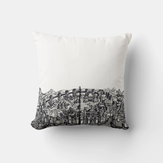 Coussin Constantinople capitale de l'Empire romain (Recto)