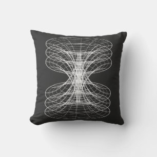 Coussin Constellation de fil de fer en vortex