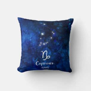 Coussin Constellation du zodiaque Capricorne Galaxie Ciel 