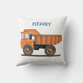 Coussin Construction Camion Personnaliser (Verso)