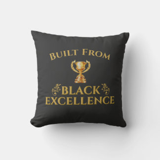 Coussin Construit sur l'héritage de l'excellence noire