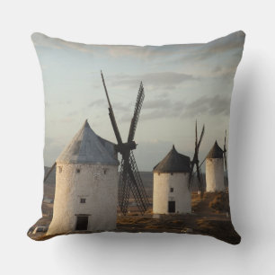 Coussin Consuegra, antiques moulins à vent de La Mancha