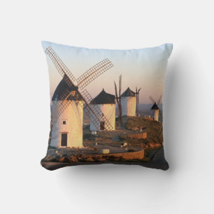 Coussin Consuegra, La Mancha, Espagne, moulins à vent