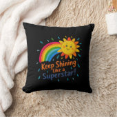 Coussin Continuez à briller comme une super star (Couverture)