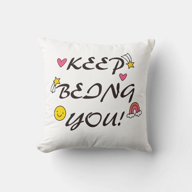 Coussin Continuez À Être Vous (Recto)