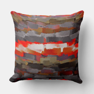 Coussin Contour Abstrait pour pinceau couleur #15