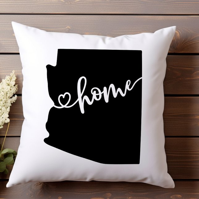 Coussin Contour du pays d'origine Arizona cœur  (Créateur téléchargé)