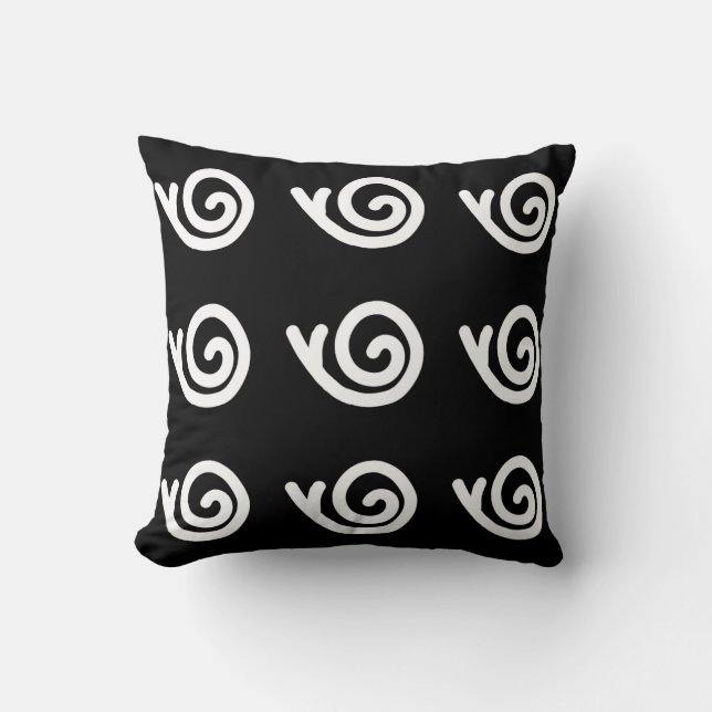 Coussin Contraste de collection de Snailz (Recto)