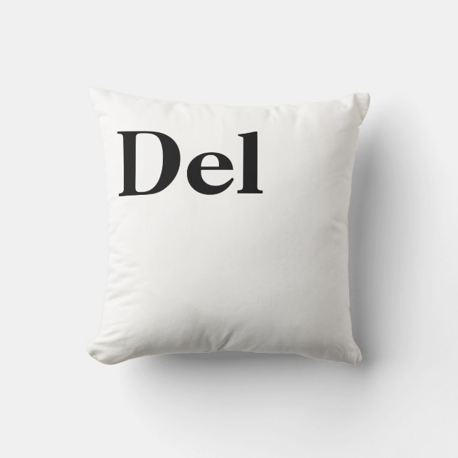 Coussin Contrôle Alt Supprimer Ctrl Alt Del (Recto)