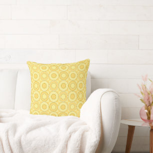 Coussin Contrôle du Donut jaune