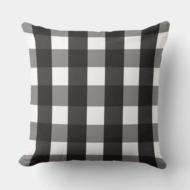 COUSSIN CONTRÔLE NOIR ET BLANC DE GUINGAN DE FERME (Recto)