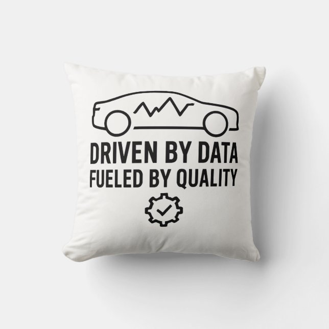 Coussin Contrôlé par les données, alimenté par la qualité  (Recto)