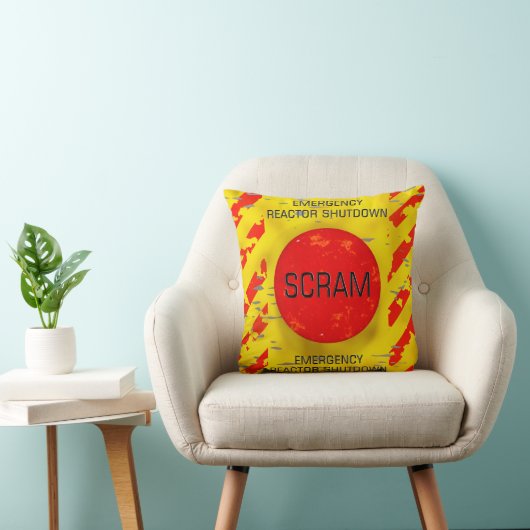 Coussin Contrôle SCRAM, arrêt d'urgence du réacteur nucléa (Chaise)
