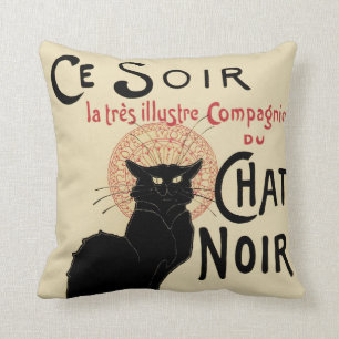 Coussin Conversation Noir
