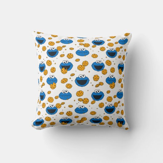 Coussin Cookie Monster | C est pour motif cookie (Recto)