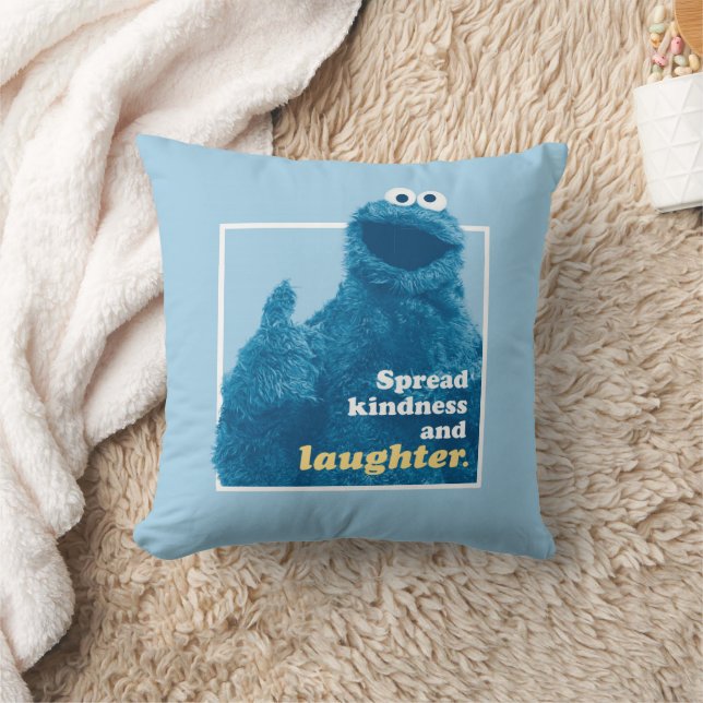 Coussin Cookie Monster | Propager la gentillesse et le rir (Couverture)
