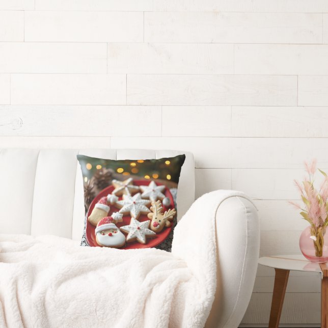 Coussin Cookies de Noël (Canapé)