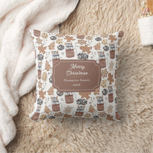 Coussin Cookies de Noël et Période de Fêtes de Cuisson de
