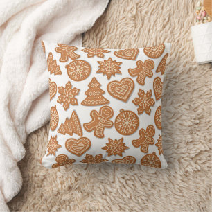 Coussin Cookies de pain d'épice de Noël