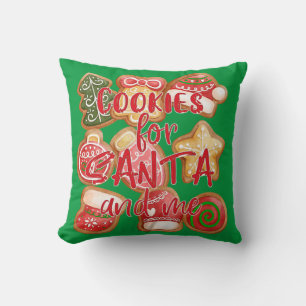 Coussin Cookies Pour Père Noël Et Moi - Noël
