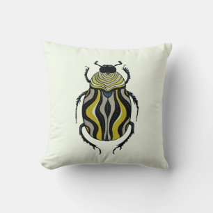 Coussin Cool Beetle Bug Art Insect Lover
