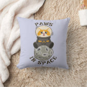 Coussin Cool Cat in space Cat Astronaut Cosmic animal Moon (Couverture)