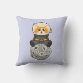 Coussin Cool Cat in space Cat Astronaut Cosmic animal Moon (Verso)