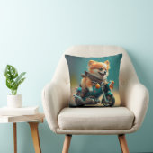 Coussin Cool chien motards conduite vélos jetez mignon ore (Chaise)