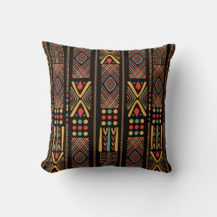 Coussin Cool coloré Motif de design africain