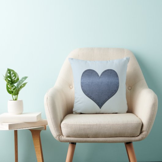 Coussin Cool Denim Look (Chaise)