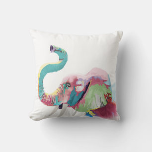Coussin Cool génial éléphant coloré et branché