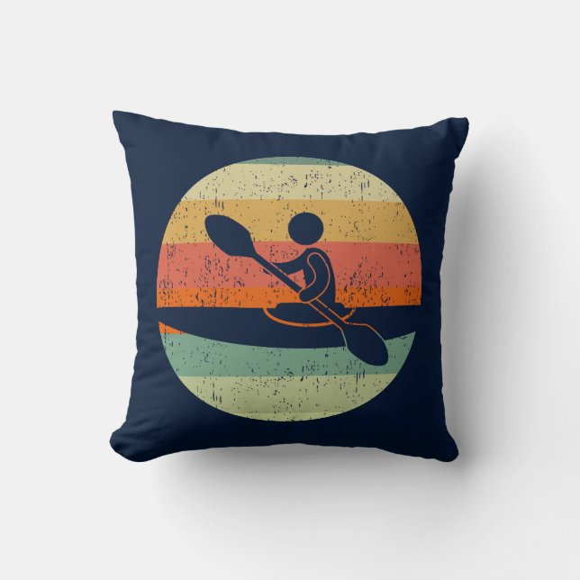 Coussin Cool Kayak Sunset (Recto)