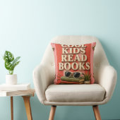 Coussin Cool Kids Read Books Reading Motivation (Chaise)